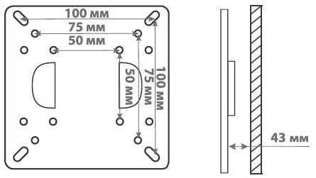 Фото - Кріплення для телевізора Eagle TV22