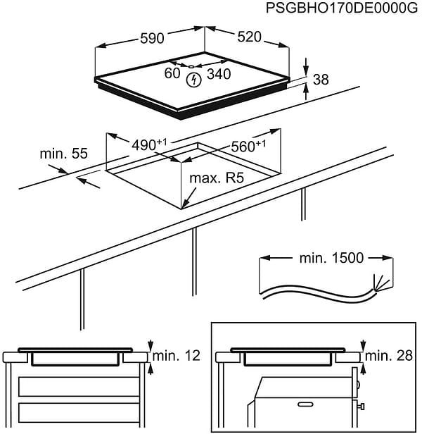 Фото - Варочная панель электрическая Electrolux EHF96241FK