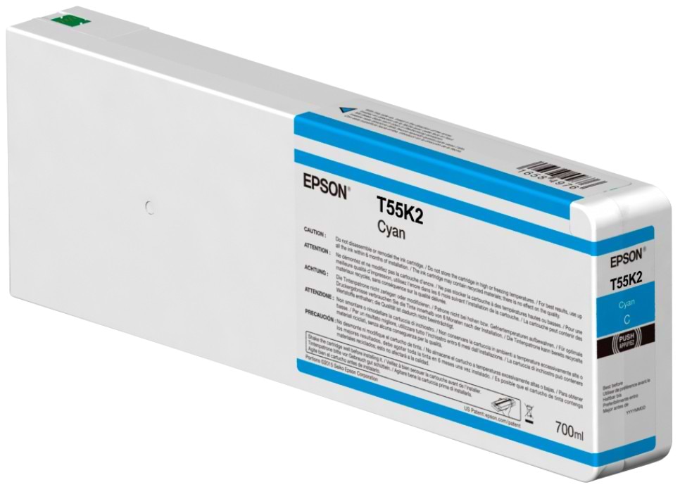 Картридж для струйных МФУ и принтеров Epson for SC-P6/7/8/9000 700 мл Cyan T55K200 (C13T55K200)
