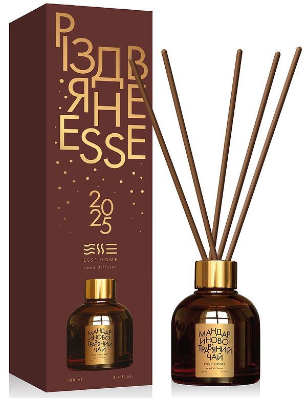 Фото - Аромадиффузор Esse Рождественское Мандариново-травяной чай 100 мл (4820288090076) Фото - Аромадиффузор Esse Рождественское Мандариново-травяной чай 100 мл (4820288090076)