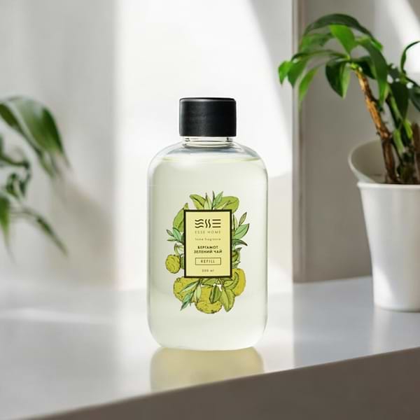 Фото - Рефіл для аромадифузору Esse Home Бергамот Зелений чай 200 мл (4820288090519)