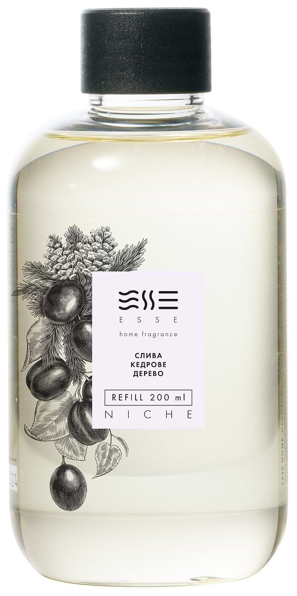 Фото - Рефіл для аромадифузору Esse Niche Слива Кедрове дерево 200 мл (4820288090649) Фото - Рефіл для аромадифузору Esse Niche Слива Кедрове дерево 200 мл (4820288090649)