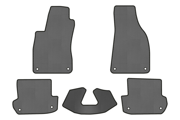 EVA коврики в салон авто EVAtech для A4 (B6) AT Audi 2000-2004 2 поколение Cabrio EU (AU11497CG5AV8RGB)