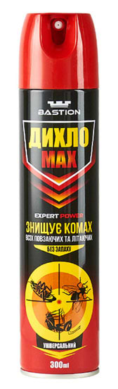 Аерозоль від комах Bastion ДихлоМАХ Expert Power 300 мл (20069) - Фото 1