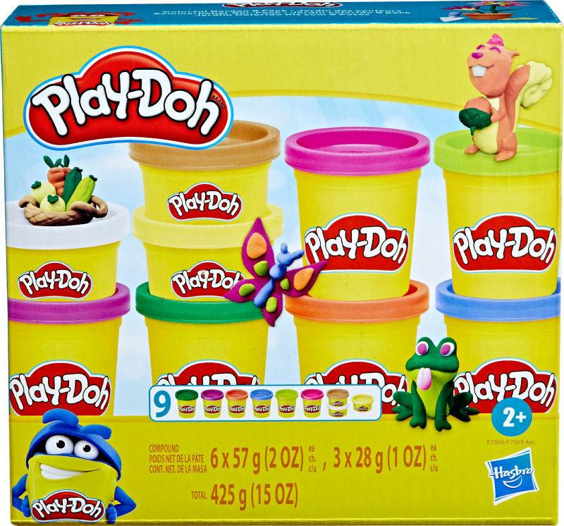 Матеріали Hasbro Play-Doh 9 баночок з масою для ліплення (F7369_F7966)