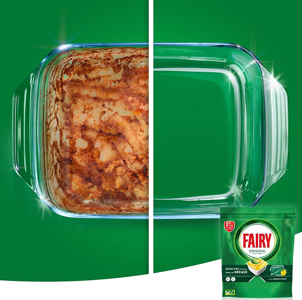 Фото - Таблетка для посудомийної машини Fairy Original All In One Лимон 41 шт
