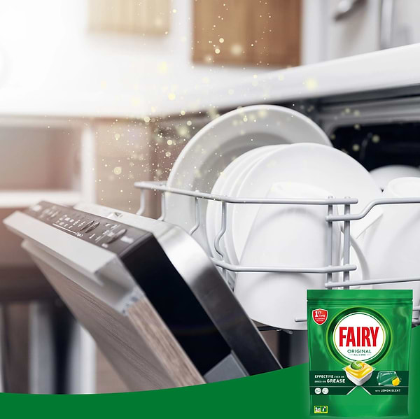 Фото - Таблетка для посудомийної машини Fairy Original All In One Лимон 41 шт