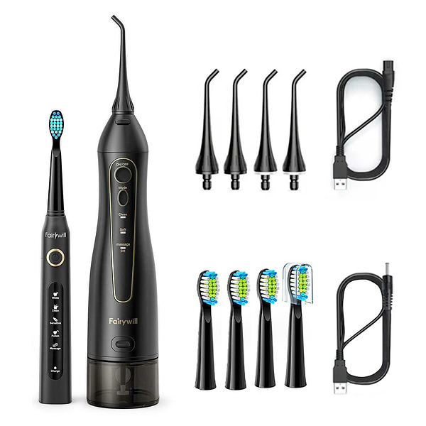 Фото - Зубна щітка електрична Fairywill E11 + іригатор F5020E