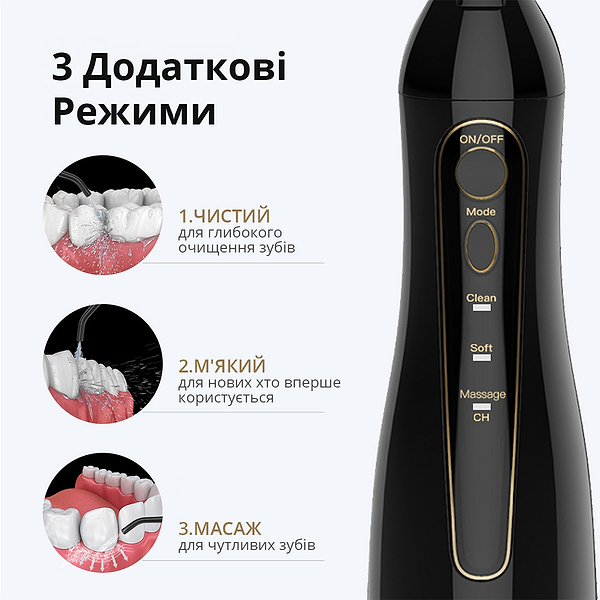 Фото - Зубна щітка електрична Fairywill E11 + іригатор F5020E