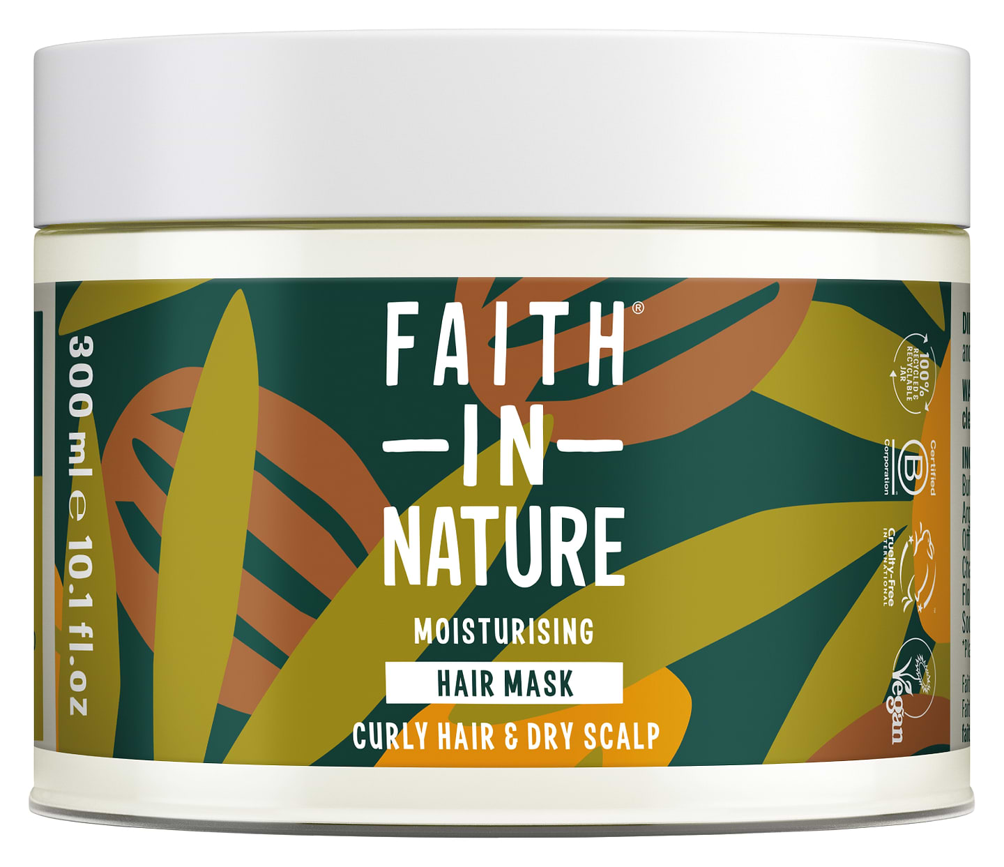 Маска для волосся Faith In Nature Натуральна з ши та арганою 300 мл (6.25650) - Фото 1