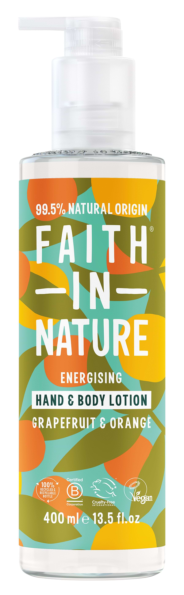 Фото - Лосьйон для тіла Faith In Nature Натуральний з грейпфрутом та апельсином 400 мл (6.45200)