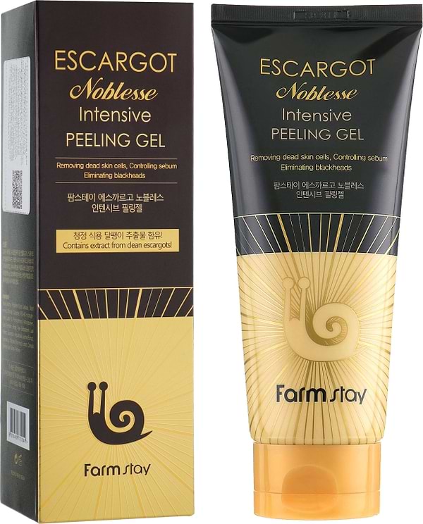 Фото - Пілінг для обличчя Farm Stay Escargot Noblesse Intensive Peeling Gel 180 мл (8809469770040)