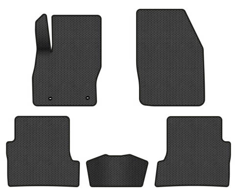 EVA коврики в салон авто EVAtech для Focus (C307) 5-doors AT Ford 2005-2010 2 поколение Htb EU FD32206CV5TL2SBB