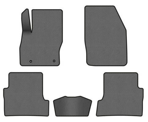EVA коврики в салон авто EVAtech для Focus (C307) 5-doors AT Ford 2005-2010 2 поколение Htb EU FD32206CV5TL2SGB