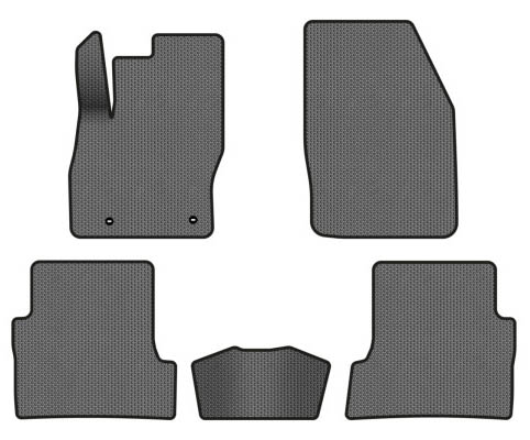 EVA коврики в салон авто EVAtech для Focus (C307) 5-doors MT Ford 2005-2010 2 поколение Htb EU FD32209CV5TL2SGB