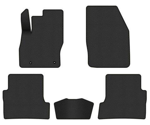 Фото - EVA коврики в салон авто EVAtech для Focus (C307) MT Ford 2005-2010 2 поколение Sedan EU FD32210CV5RGB