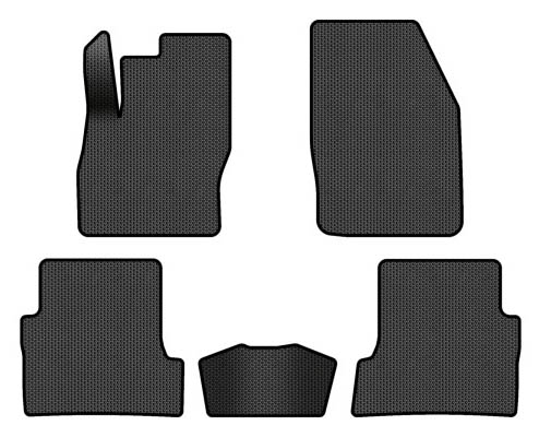 EVA коврики в салон авто EVAtech для Focus (C307) MT Ford 2005-2010 2 поколение Sedan EU FD32210CV5SBB