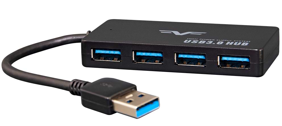 Хаб USB Frime 4хUSB 3.0 Black (FH-30510) - Фото 1