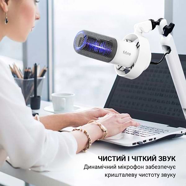 Фото - Микрофон для компьютера проводной Fifine T688W