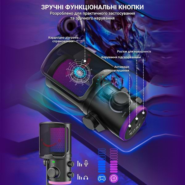Фото - Микрофон для компьютера проводной Fifine TAM6