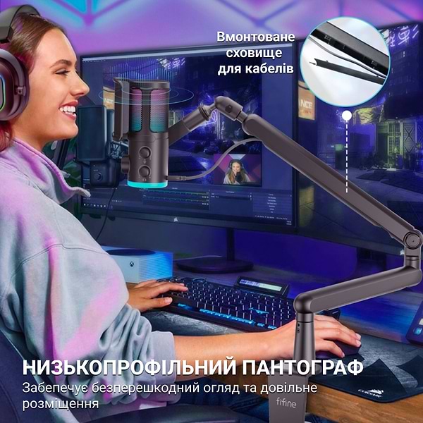 Фото - Микрофон для компьютера проводной Fifine TAM6