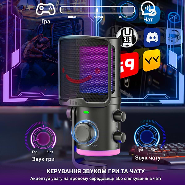 Фото - Микрофон для компьютера проводной Fifine TAM6