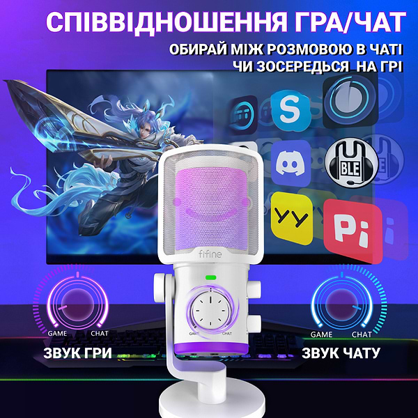 Фото - Микрофон для компьютера проводной Fifine TAM6W