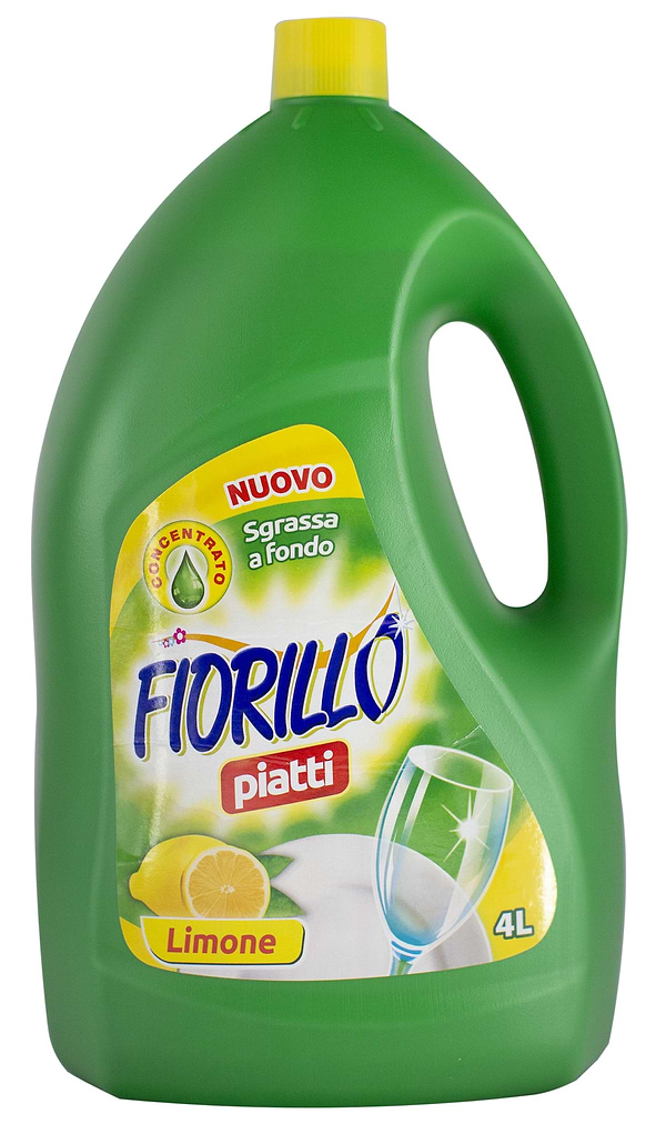 Фото - Засіб для ручного миття посуду Fiorillo Lemon 4 л (FDWGL4000)