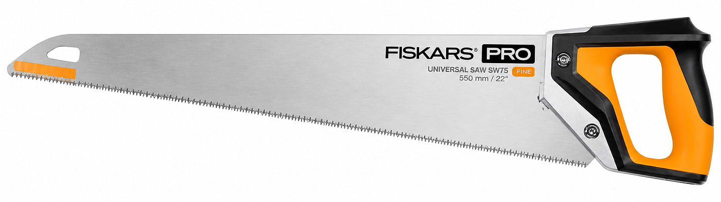 Ножовка Fiskars PowerTooth 7 TPI 550 мм (1062916)