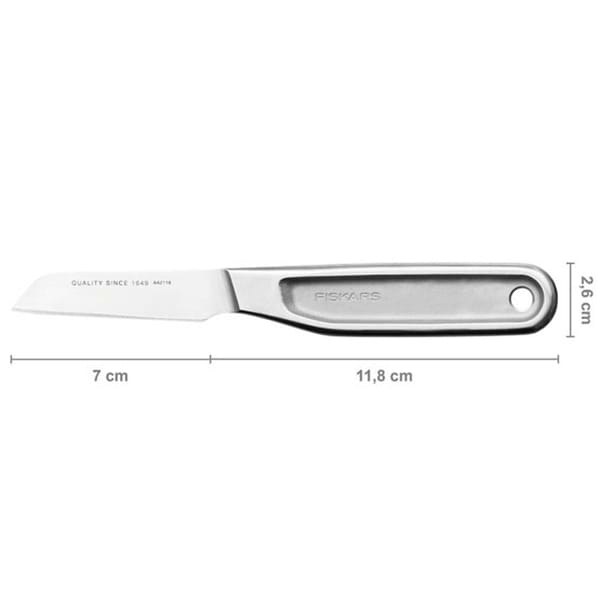 Фото - Нож для овощей Fiskars All Steel (1062889)