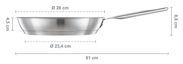 Фото - Сковорода универсальная Fiskars All Steel 28 см (1064745)