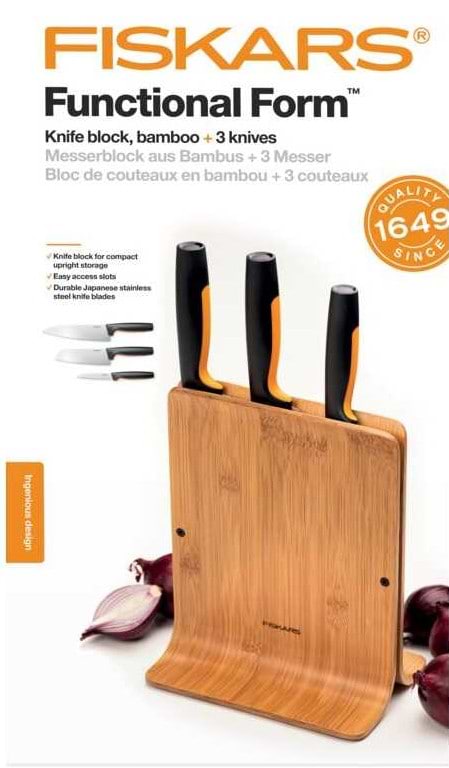 Фото - Набор ножей Fiskars FF 3 шт. (1057553)