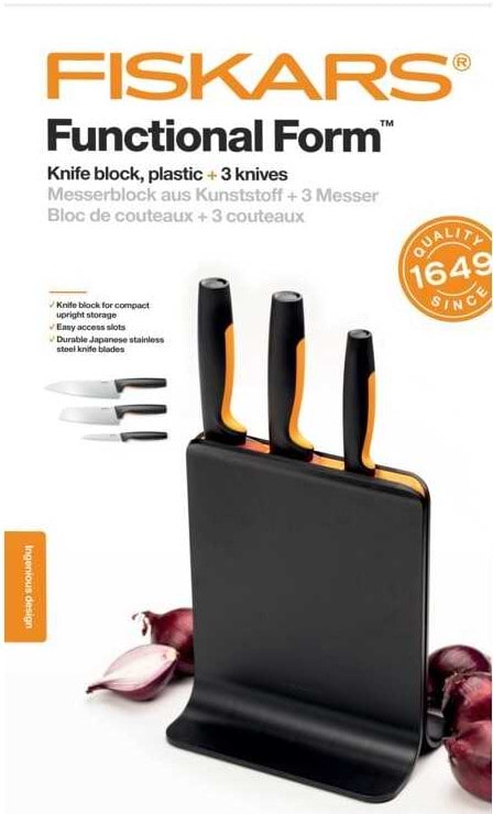 Фото - Набір ножів Fiskars FF 3 шт. (1057555)