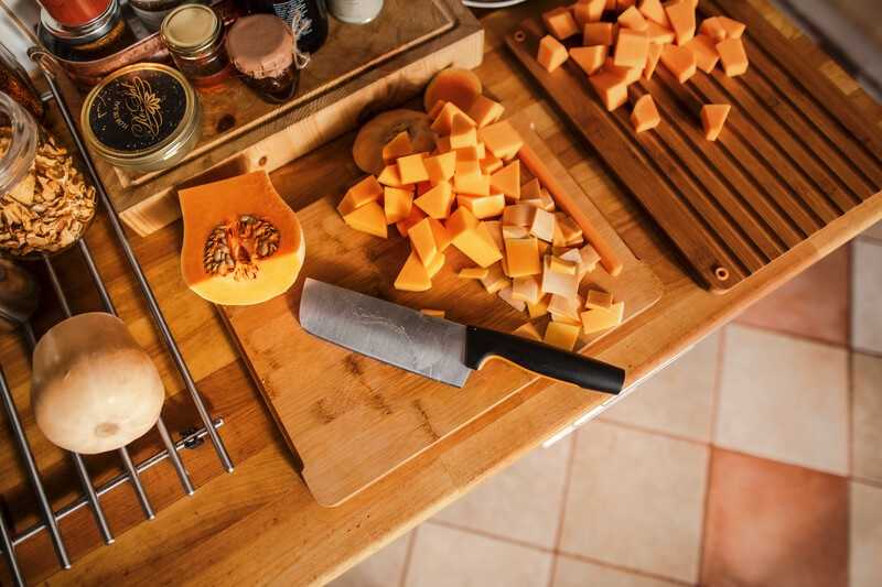 Фото - Ніж кухонний Fiskars FF Nakiri (1057537)