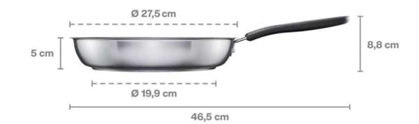 Фото - Сковорода універсальна Fiskars Form 26 см (1072311)