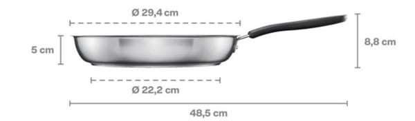 Фото - Сковорода універсальна Fiskars Form 28 см (1072312)