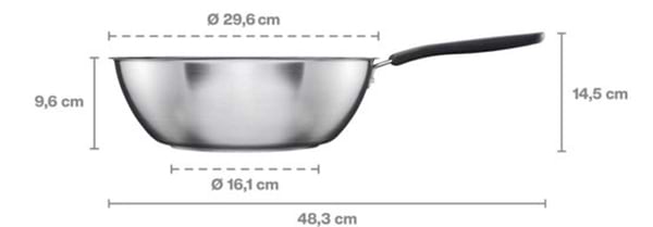 Фото - Сковорода ВОК Fiskars Form 28 см (1072313)