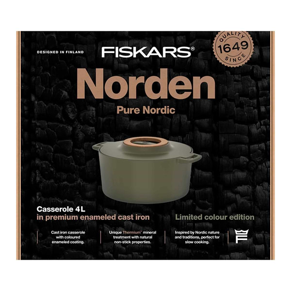 Фото - Кастрюля Fiskars Norden 4 л (1071128)