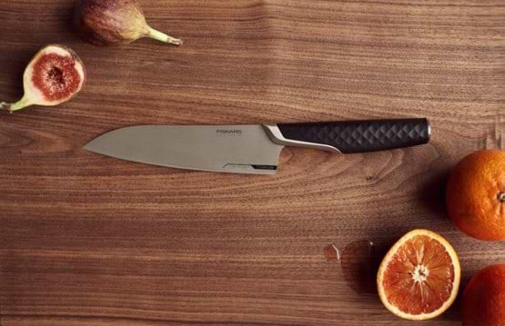 Фото - Нож повара Fiskars Titanium 15cм (1027296)
