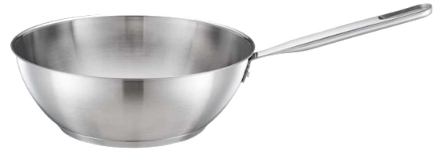 Сковорода ВОК Fiskars Wok All Steel Pure 28 см (1065629) - Фото 1