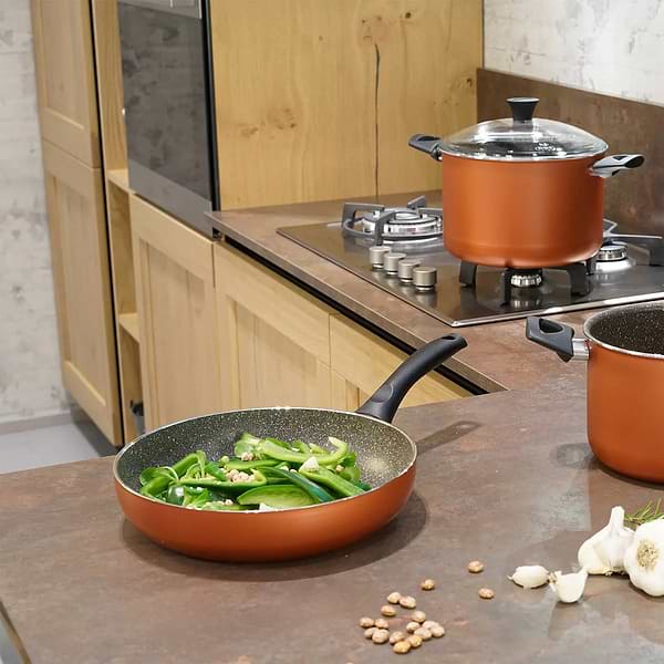 Фото - Сковорода универсальная Flonal Pepita Granit 24 см (PGFPB2450)