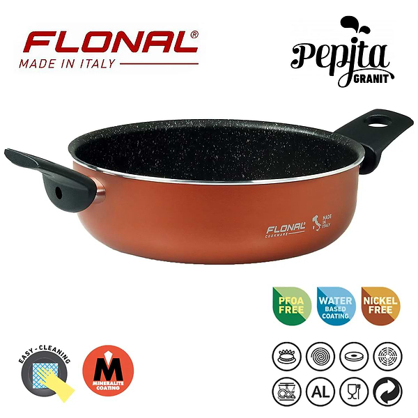 Фото - Уцінка - Сотейник Flonal Pepita Granit 28 см (PGFTE2850)