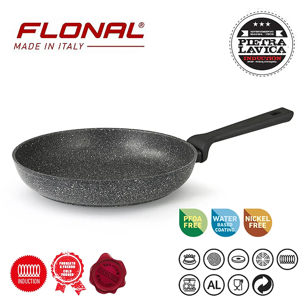 Фото - Сковорода универсальная Flonal Pietra Lavica 26 см (PLIPP2680)