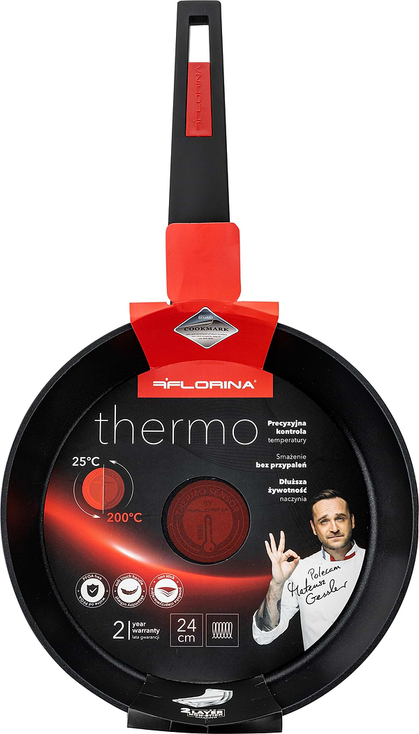 Фото - Сковорода універсальна FLORINA THERMOSENSOR 24 см MG (1P8902)