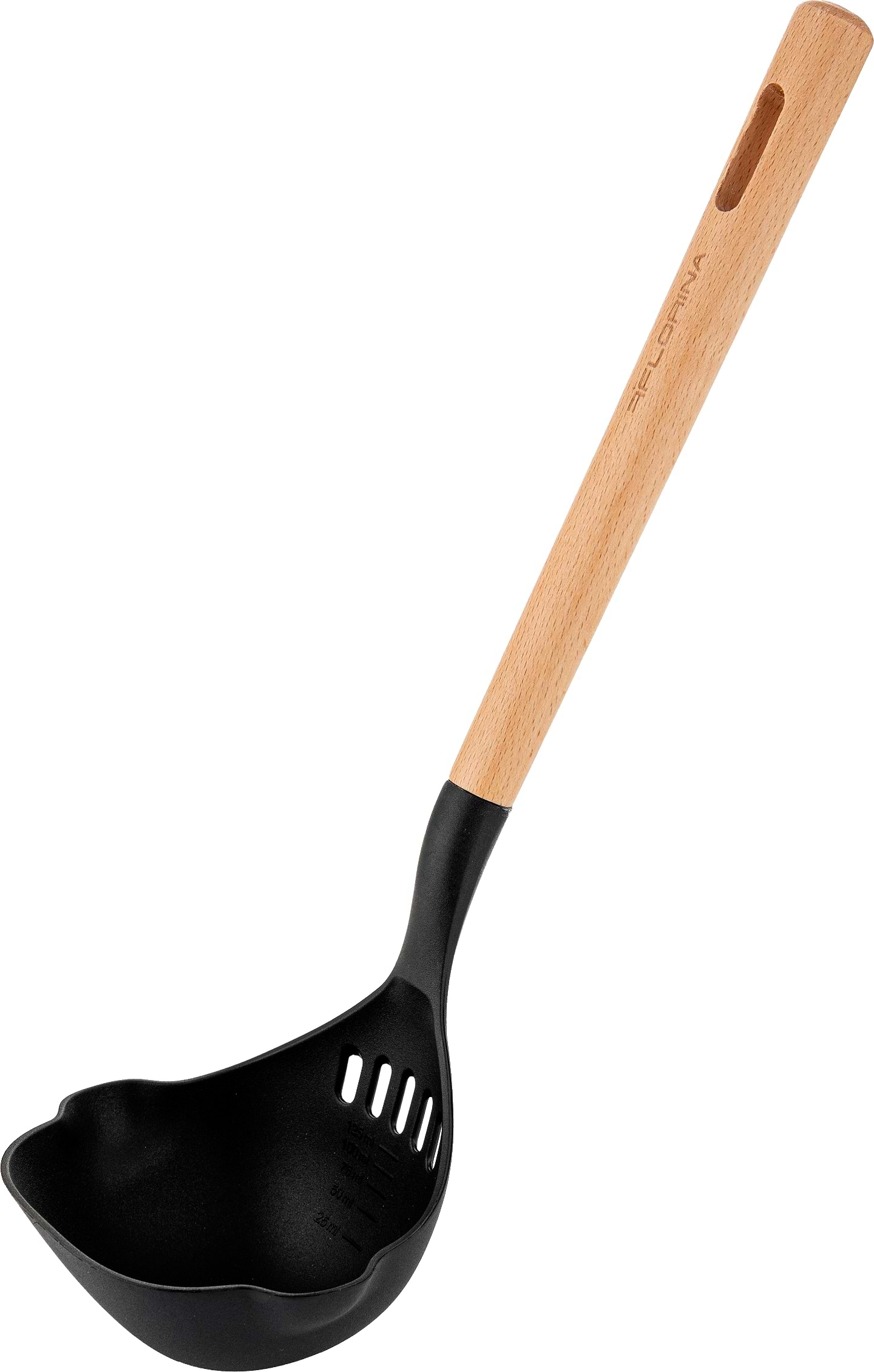 Ополоник FLORINA Timber PBT Black (4B7685) - Фото 1