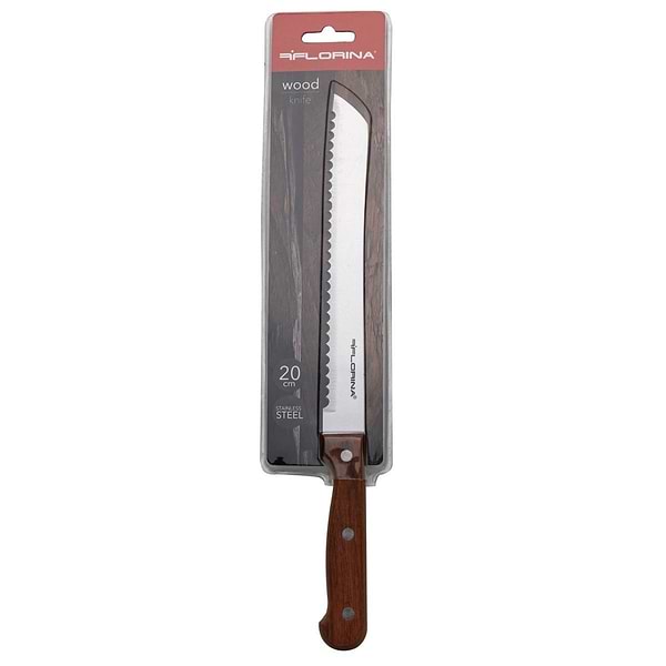 Фото - Нож для хлеба FLORINA Wood 20 см (5N2002)