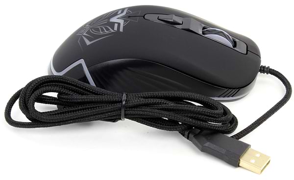 Фото - Миша дротова ігрова Frime Hela Black USB (FMC1840)