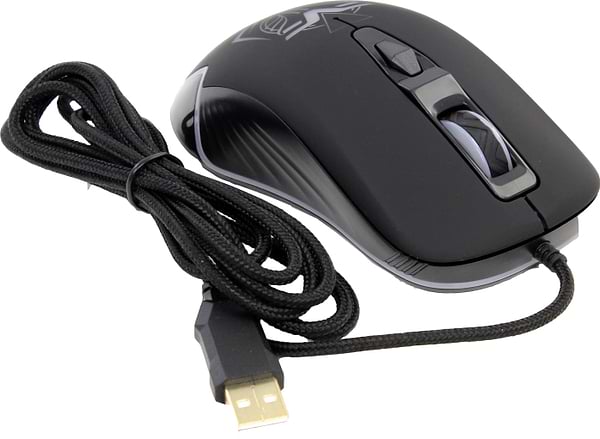 Фото - Миша дротова ігрова Frime Hela Black USB (FMC1840)