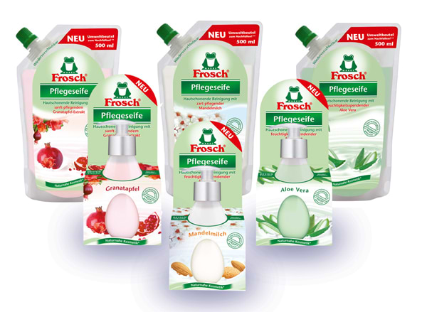 Фото - Рідке мило для рук Frosch Гранат 500 мл