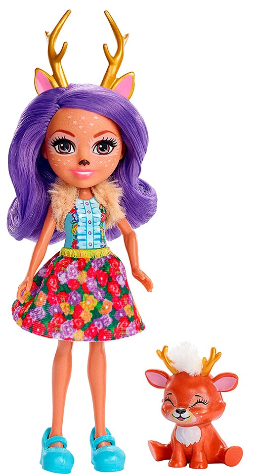 Фото - Коллекционная кукла Enchantimals Оленица Дениса обновл. (FXM75)